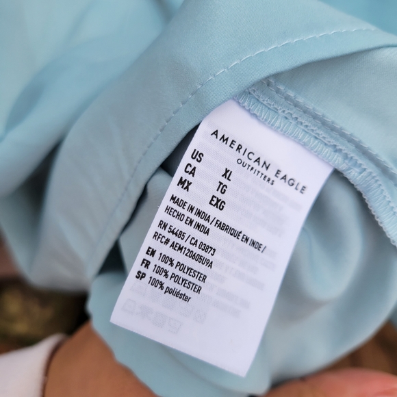 American Eagle Sphaghetti Strap Flowy Babydoll top Size XL - Picture 6 of 8